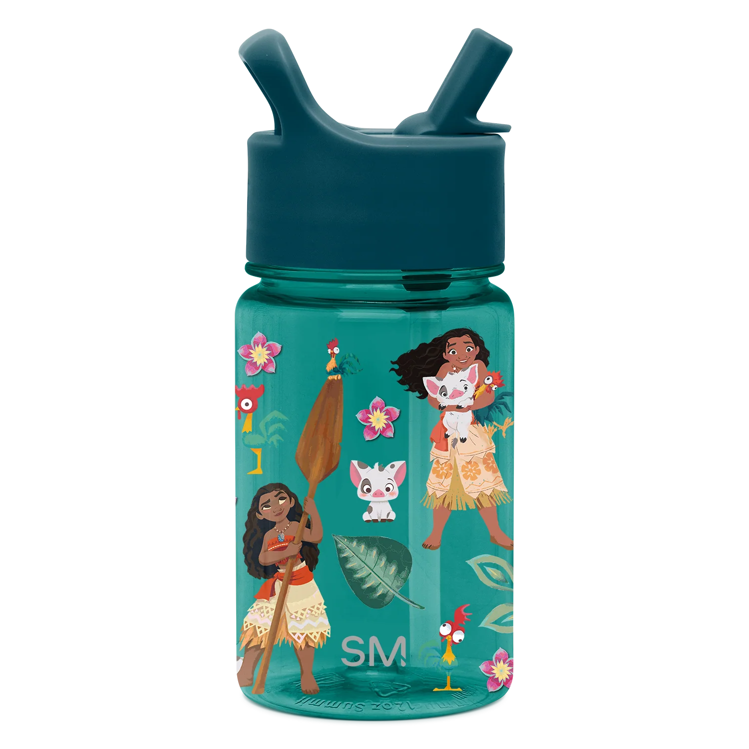 Summit Kids Plastic Water Bottle with Straw Lid