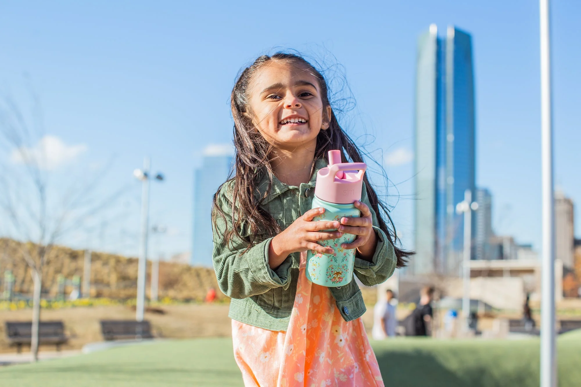 Summit Kids Water Bottle with Straw Lid - Image 4