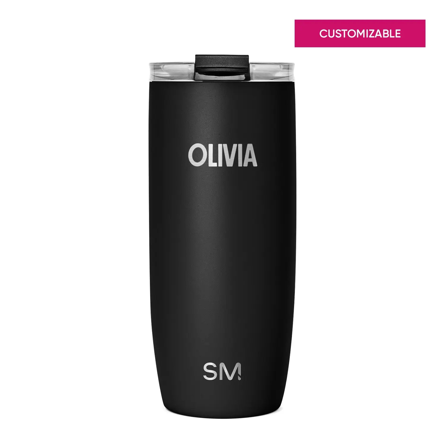 Voyager Tumbler with Clear Flip Lid & Straw - Image 3